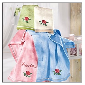 Badetücher - Handtuch - Rose - romantisch